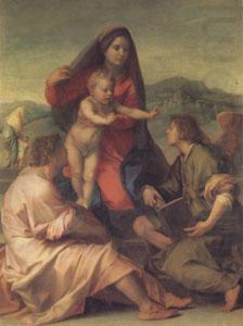 Andrea del Sarto The Madonna of the Stair (san05) china oil painting image